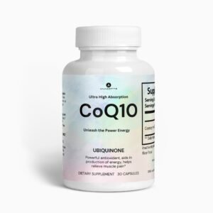 Anacotte 200mg CoQ10 Ubiquinone - Boost Heart & Overall Health - 30 Count