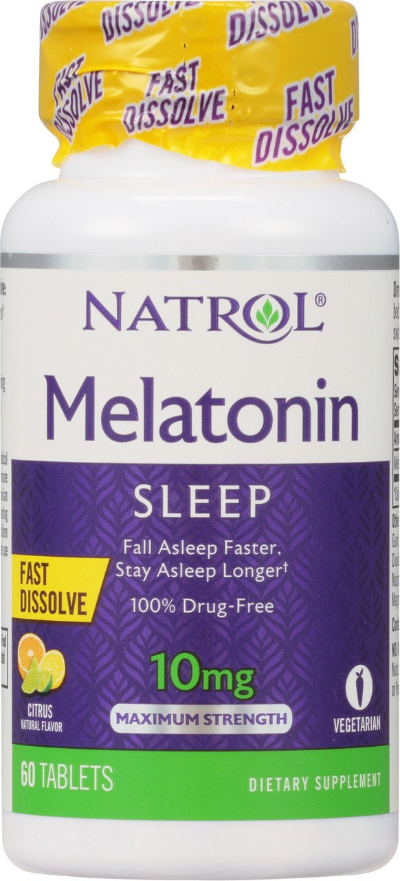 NTRL MELATN 10MG F/D CIT ( 1 X 60 TAB ) - Image 2