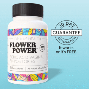 Flower Power® Boric Acid Suppositories for Odor and Balance (30ct/ea) by FlowerPower™ Feminine Health